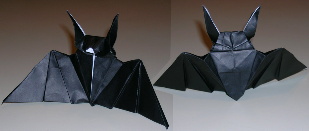 Mantler's Bat<br>10 in. origami paper