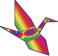 Rainbow Crane