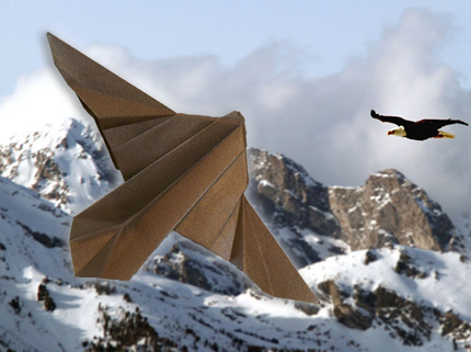Origami Eagle Soaring