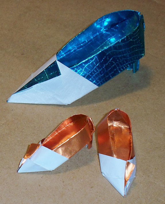 Origami High Heel Shoes