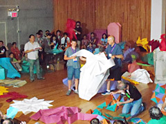 Giant Origami Cow's Skull