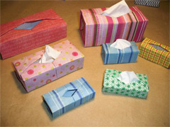 Two Tissue Box sizes