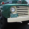 The Emerald Gypsy, a 1949 Ford shortbody schoolbus converted into a motor home