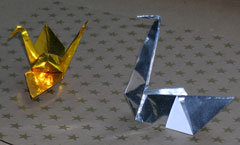 Crane and Swan